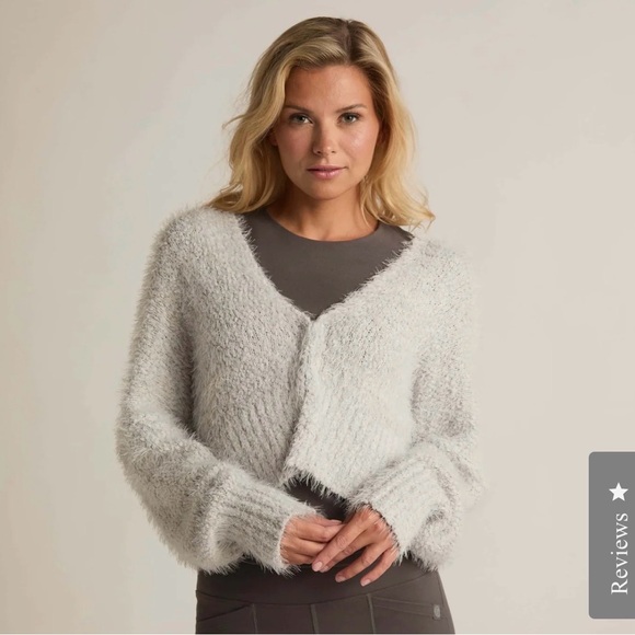 Faceplant Dreams Sweaters - Faceplant Dreams Push Short Sweater in Light Gray